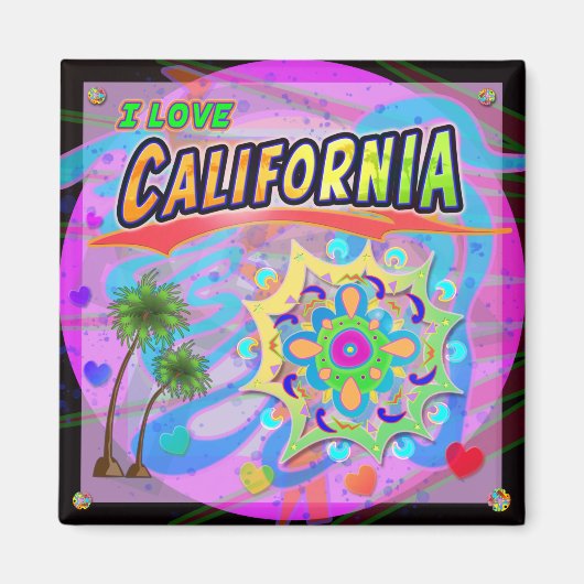 Ik hou van Californië True Progress Magnet (Voorkant)