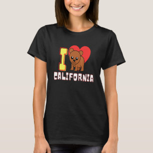 Ik hou van Californische staatskeuk voor kinderen  T-shirt