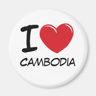 Ik hou van Cambodja Magneet