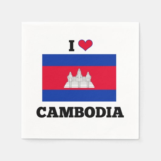 Ik hou van Cambodja Servet (Voorkant)