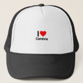 ik hou van cambria trucker pet (Voorkant)