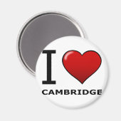 IK HOU VAN CAMBRIDGE, MA - MASSACHUSETTS MAGNEET (Voorkant / Achterkant)