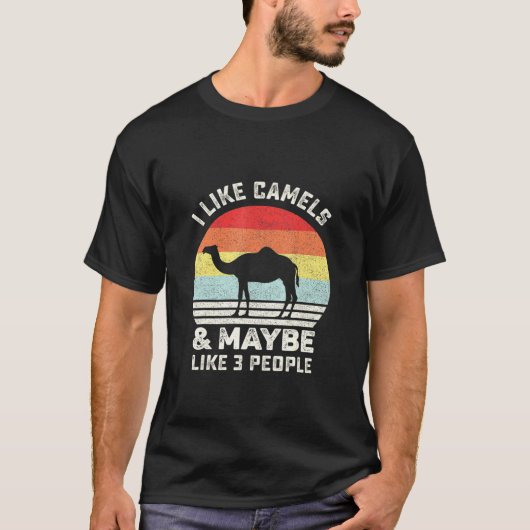 Ik hou van Camels Animal Camel T-shirt (Voorkant)