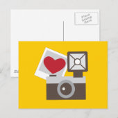 Ik hou van camera briefkaart (Voorkant / Achterkant)