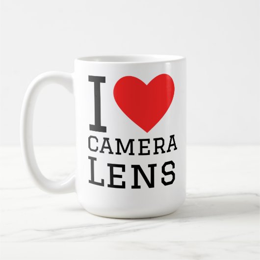 Ik hou van cameralens koffiemok (Links)