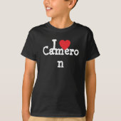 Ik hou van Cameron hart T-Shirt (Voorkant)