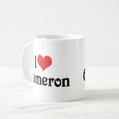 Ik hou van Cameron Koffiemok (Voorkant links)