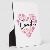 Ik hou van Camila Fotoplaat (Zijkant)