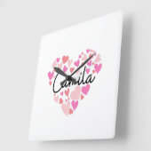 Ik hou van Camila Vierkante Klok (Hoek)