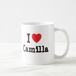 Ik hou van Camilla hart T-Shirt Koffiemok