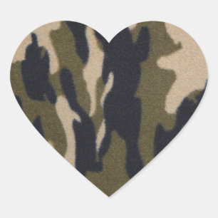 Ik hou van Camo! Hart Sticker
