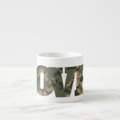 Ik hou van camouflage groen bruin | espresso kop (Voorkant)