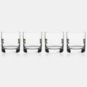 Ik hou van camouflage groen bruin | whisky glas (Links)