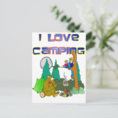 Ik hou van Camping Briefkaart (Staand voorkant)