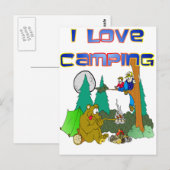 Ik hou van Camping Briefkaart (Voorkant / Achterkant)