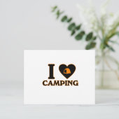 Ik hou van Camping Briefkaart (Staand voorkant)