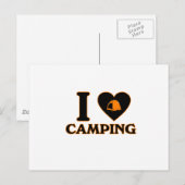 Ik hou van Camping Briefkaart (Voorkant / Achterkant)