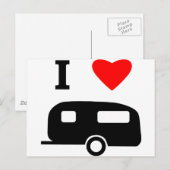 Ik hou van Camping Briefkaart (Voorkant / Achterkant)