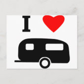 Ik hou van Camping Briefkaart (Voorkant)