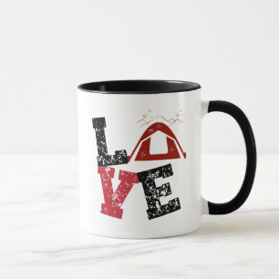 Ik hou van Camping Camper Camp Coffee mok