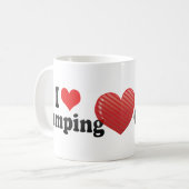 Ik hou van Camping Koffiemok (Voorkant links)