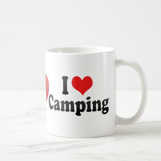 Ik hou van Camping Koffiemok (Rechts)