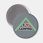 Ik hou van Camping Magneet (Voorkant / Achterkant)