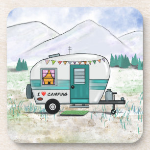 Ik hou van Camping Onderzetter