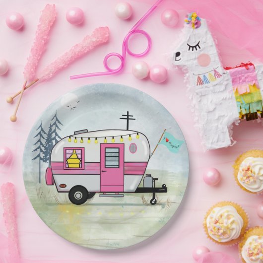 Ik hou van Camping Papier Bord (Feest)