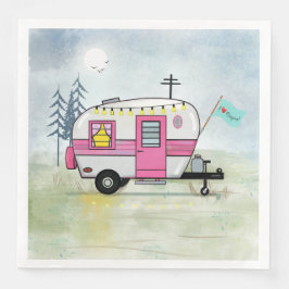 Ik Hou Van Camping Papieren Servet