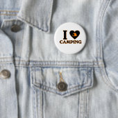 Ik hou van Camping Ronde Button 5,7 Cm (In situ)