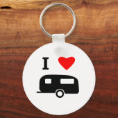 Ik hou van Camping Sleutelhanger (Voorkant)