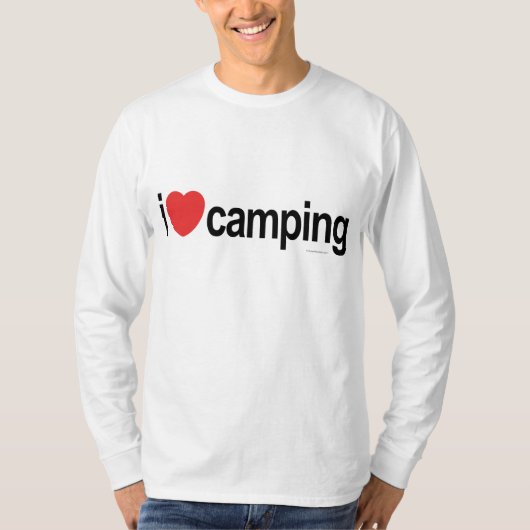 Ik hou van Camping T-shirt (Voorkant)
