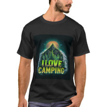 Ik hou van Camping T-Shirt – Outdoor T-shirt voor
