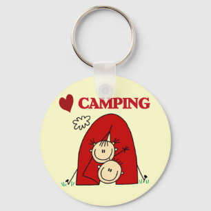 Ik Hou Van Camping T-shirts en Cadeaus Sleutelhanger