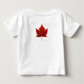Ik hou van Canada Baby Shirt Canada Baby Souvenirs (Achterkant)