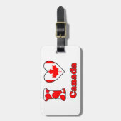 Ik hou van Canada Bagagelabel (Voorkant verticaal)