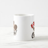 Ik hou van Canada Beaver Design Koffiemok (Center)