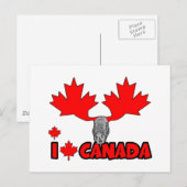 Ik hou van Canada Briefkaart (Voorkant / Achterkant)