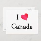 Ik hou van Canada Briefkaart (Voorkant / Achterkant)