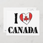 Ik hou van Canada Briefkaart (Voorkant / Achterkant)
