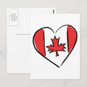 Ik hou van Canada Briefkaart (Voorkant / Achterkant)