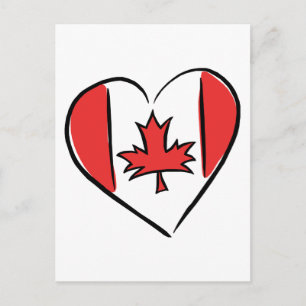 Ik hou van Canada Briefkaart