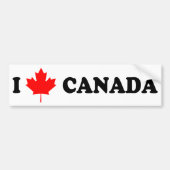 Ik hou van Canada Bumpersticker (Voorkant)
