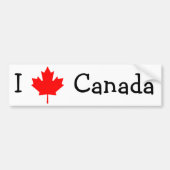 Ik hou van Canada Bumpersticker (Voorkant)