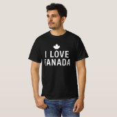 Ik hou van Canada ,canada dag,canada,canadees,esdo T-shirt (Voorkant volledig)