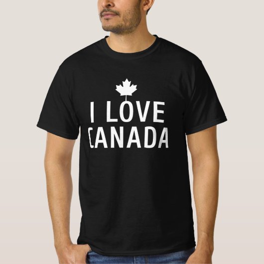 Ik hou van Canada ,canada dag,canada,canadees,esdo T-shirt (Voorkant)