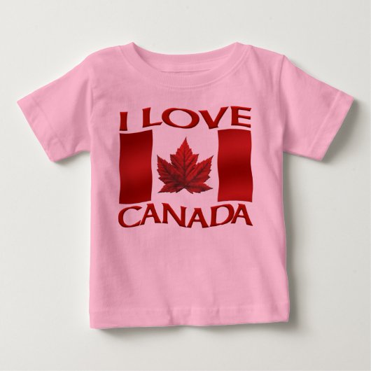 Ik hou van Canada Creeper Biologische Baby Canada  (Voorkant)