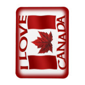 Ik hou van Canada Fridge Magnet Canada Souvenir Ma Magneet (Verticaal)