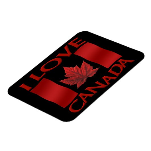 Ik hou van Canada Fridge Magnet Canada Souvenir Ma Magneet (Linkerzijde)